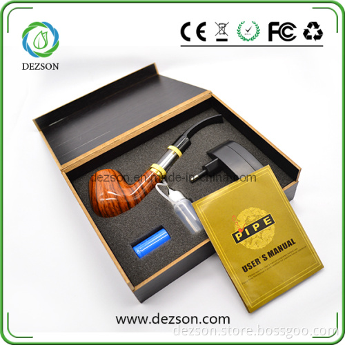 2014 New Generation DTC Clearomizer Wooden Material Ecig E-Pipe
